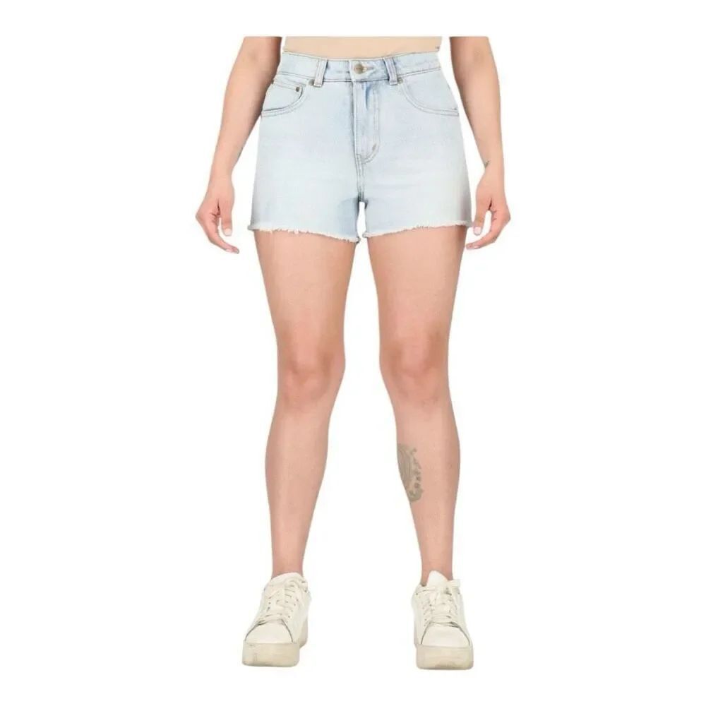 Cavalli Class high rise light blue jean shorts size 27 NWT